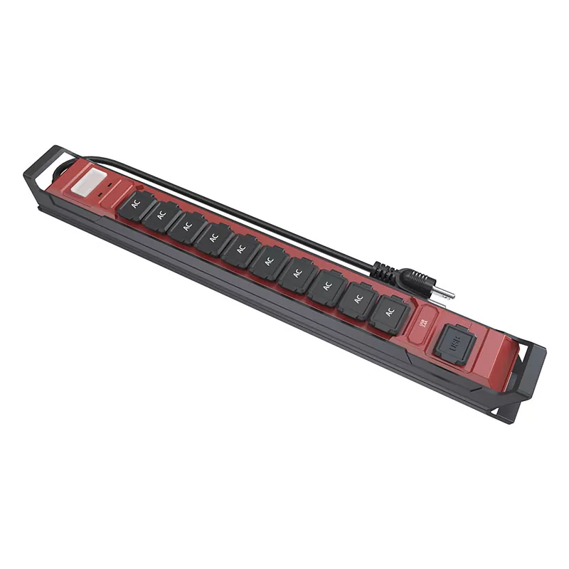 10 Πρίζες Αδιάβροχο Usb 3.4a Πολύπριζο