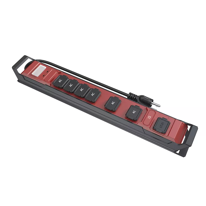 6 Πρίζες Αδιάβροχο Usb 3.4a Πολύπριζο