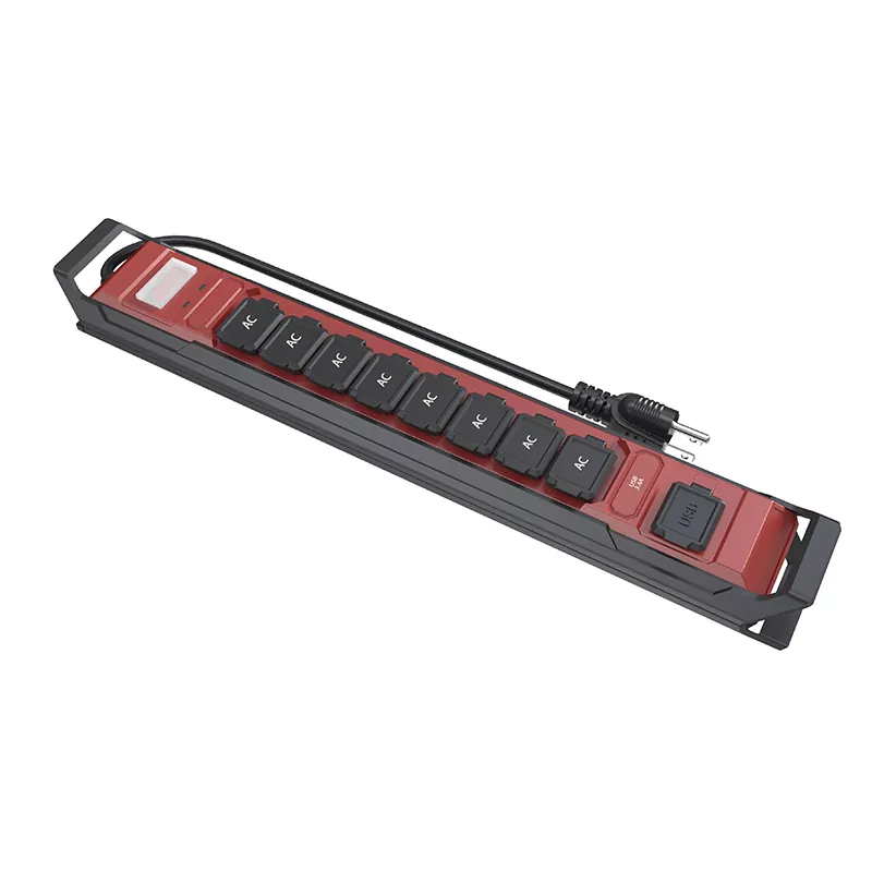 8 Πρίζες Αδιάβροχο πολύπριζο Usb