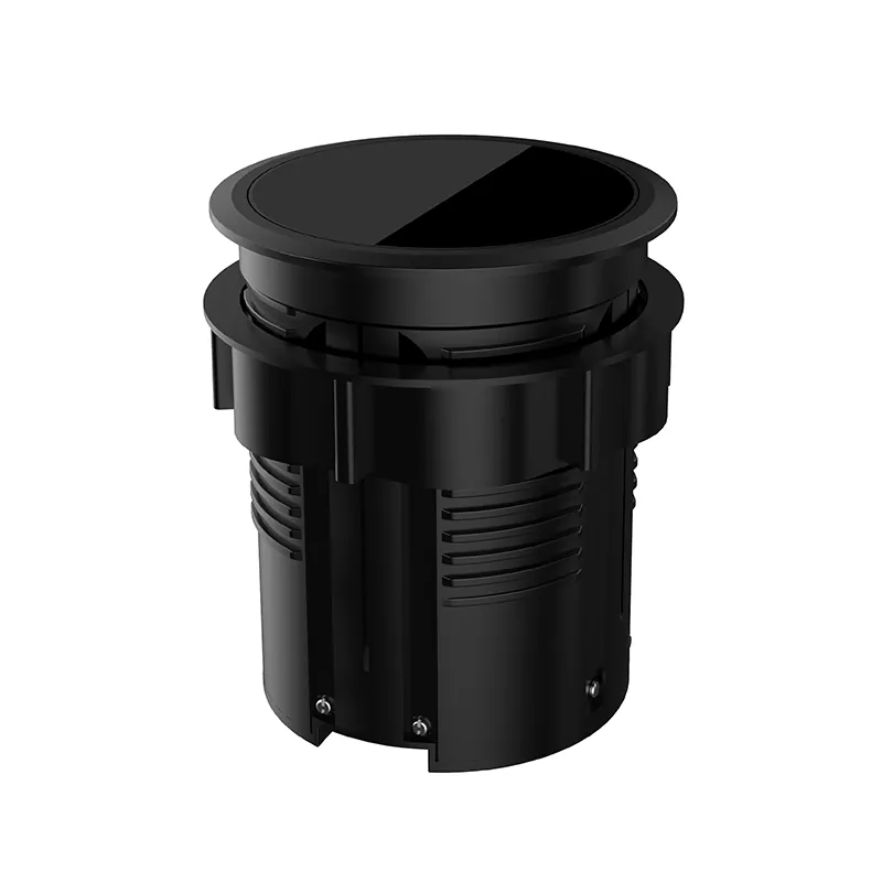 4 Outlets Plastic Desk Inlet